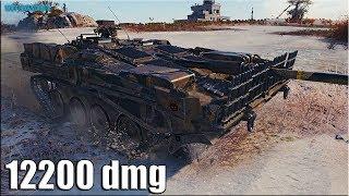 Занял удачную позицию  12к урона  World of Tanks Strv 103B (шведская пт-сау)