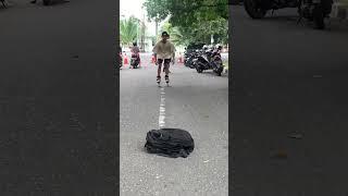 Latihan lagi dengan Oxelo MF 900 Inline Skate #oxelo #skater #inlineskate #inlineskating #sepaturoda
