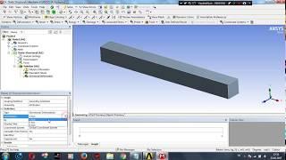 ansys beam analysis