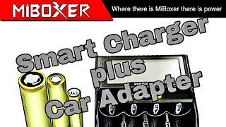 MiBOXER C4 Universal Smart Battery Charger + Car Adapter