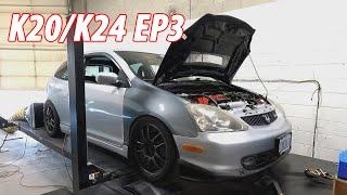 EP3 Civic SiR - K24 Drag Cartel 3.2 Cams Dyno Tune