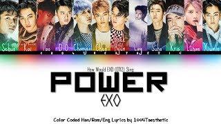 How Would EXO OT12 Sing Power? Color Coded Han/Rom/Eng Lyrics