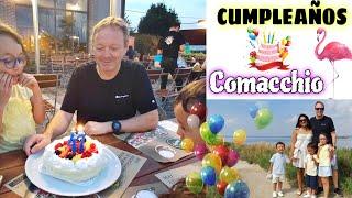  CUMPLEAÑOS de mi ESPOSO ITALIANO   VLOG: COMACCHIO, FLAMENCOS  Delta de Po, Italia