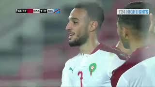 Noussair Mazraoui Goal  Morocco vs D.R. Congo (1-0)