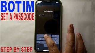  How To Set A Passcode On Botim 