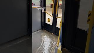 Water inside the bus in Ontario Canada #canada #pinoylifeincanada #flood