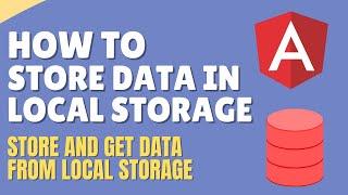 How to store data in localstorage using Angular 13?