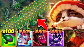 Teemo but I spend the whole game placing Shrooms... (TRIPLE BURN)