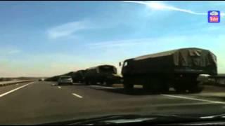 Колонна военной Техники. Ростов/Military convoy Russia Rostov