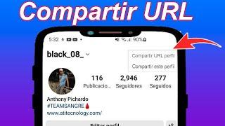  Como COMPARTIR URL O LINK - De mi Perfil de INSTAGRAM | 2023