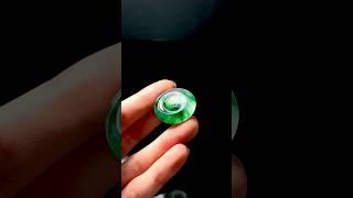 玻璃種飄花翡翠玉墜 懷古