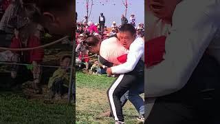 Experienced Girl vs Strong Boy Freestyle Traditional Mixed Wrestling Match Kushti