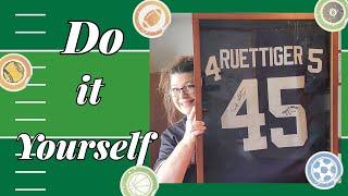 How to Frame a Football Jersey | Step by Step | Shadow Box #tutorial #howto #sports