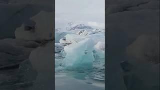 Melting iceberg as it happened - melting glaciers #Iceland