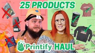 We Sampled 25 Printify Products So YOU Don't Have To!