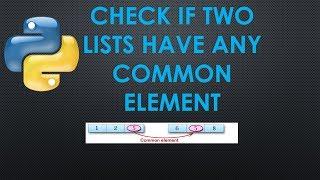 Python program to check common values in two lists || Python list [Example-5]