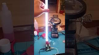 Эксперимент с катушкой Теслы. Tesla coil experiment.