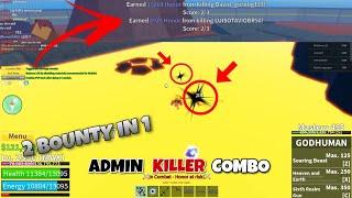 Got 2 BOUNTY with ADMIN KILLER PORTAL COMBO | MOHAK CHAMP | #BLOXFRUITS #roblox #bloxfruit