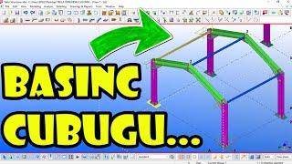 Tekla Structures-Ders9 | Basınç Çubukları | Xsteel | Çelik Yapı Tasarımı | İnşaat Mühendisi | Statik