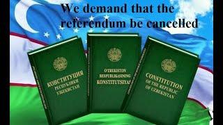 We demand that the referendum be cancelled