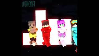 CASH CREW | ZOEY, SHADY AND NICO | SHUFFLE DANCE #minecraftanimation #minecraftshorts #joemcraft