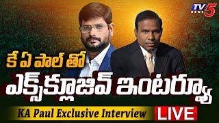 LIVE : Dr KA Paul Exclusive Interview with Murthy | Big News Debate | TV5 News