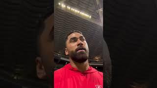 DC Defenders QB Jordan Ta’amu with a message before The UFL Championship 