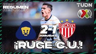 HIGHLIGHTS | Pumas 2-1 Necaxa | Liga Mx - CL2025 J1 | TUDN