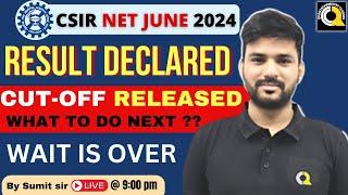 CSIR July 2024 Cutoff and Released | NEW UPDATE  | QUANTA CHEMISTRY CLASSES