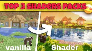 Top 3 Minecraft Shaders | Best 3 Shaders Comparison | BSL, Continuum, Pr Luma, SEUS, Voyager