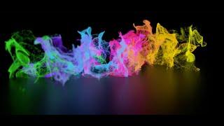 Rainbow Colored Particle Animation - Blender 3D Tutorial