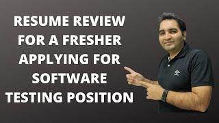 Software Tester Resume Review| Resume Tips & tricks for Software Tester