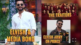 #Elvishyadav & Media bond | The Traitors Show press conference | Elvish Army exposed  Prince Narula|