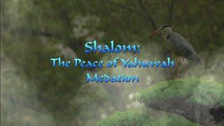 Shalom  The Peace of Yahuwah Meditation
