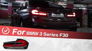 AKD tail light facelift for BMW 3 Series F30 Lighthouse Replacement 5 Series G30 LCI Style