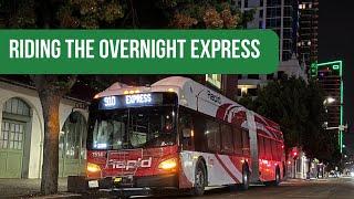I Rode San Diego's Brand-New Overnight Bus Line
