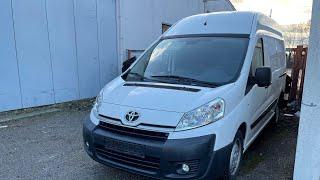 Обзор Toyota ProAce 2015 год с пробегом до 150 000 км из Германии