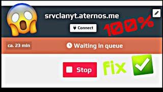 aternos wait in queue problem fix | 100% legit 