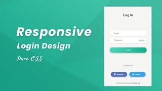 Login Form Design | HTML CSS Tutorial