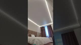 Парящий натяжной потолок. Студия Седьмое небо #натяжныепотолкимосква #дизайнинтерьера #7небонф