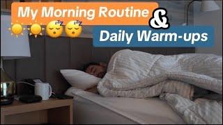 PERFORMANCE DAY!!!  - My Morning ROUTINE & Daily WARM-UPS! ️