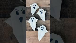 Easy origami ghost | how to make paper ghost Halloween decoration