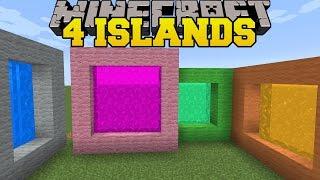 Minecraft: 4 ISLANDS! - THE 8 ISLANDS - Custom Map