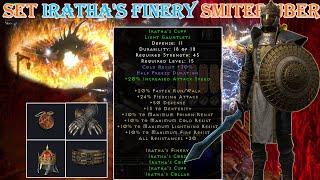 Diablo 2 Resurrected - All Resistances Set Iratha's Finery Smiter Paladin Uber Tristram