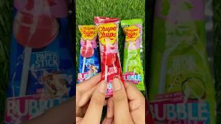Satisfying ASMR Colorful ChupaChups Lollipop Red or Green or Blue #asmrcandy #satisfying #candyasmr