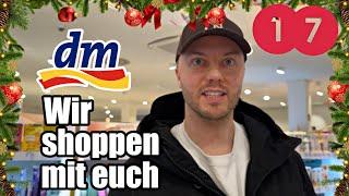 VLOGMAS 17 I Wir shoppen mit euch bei dm und wir wurden eingesperrt und kommen nicht mehr raus 