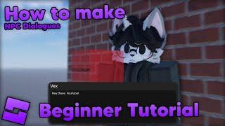 How to make NPC Dialogues in Roblox Studio // Free model + Setup! // Roblox Studio