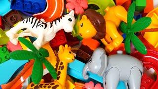 Satisfying Building Blocks Marble Run So cute! A 3D coaster filled with animals!