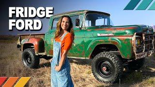 FRIDGE FORD: Coyote & Godzilla-Swapped 1960 Ford F250 Fridge Crew Cab Trucks | EP37