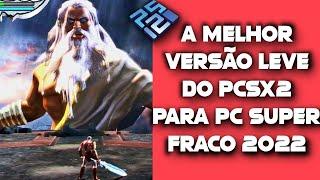 A MELHOR VERSÃO E MAIS LEVE DO PCSX2 +TESTE PARA PC SUPER FRACO RODA QUALQUER JOGO +60 FPS 2022